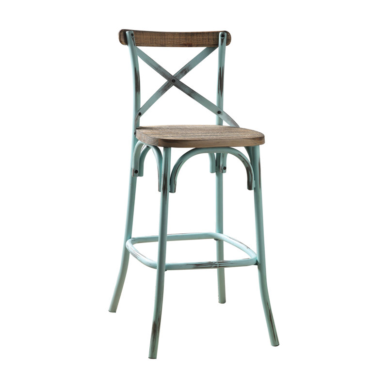 Chaise de bar 1 pièce, Bleu ciel
