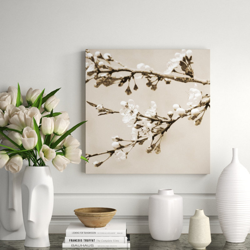 Thinking Of Early Spring IV Print by Sofia Fox, Glass Coat, 24" H x 24" W x 1.5" D