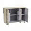 Îlot de cuisine en bois de frêne massif 51,5 po-135159262