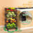 Fruit Basket For Kitchen 4 Tier Stackable Fruit Vegetable Storage Baskets With Wheels Metal Wire Storage Basket Organizer Cart For Kitchen Livingroom Diningroom Office