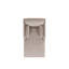 Chaise longue Knox 65" de style ferme moderne, chenille taupe pierre-875550087