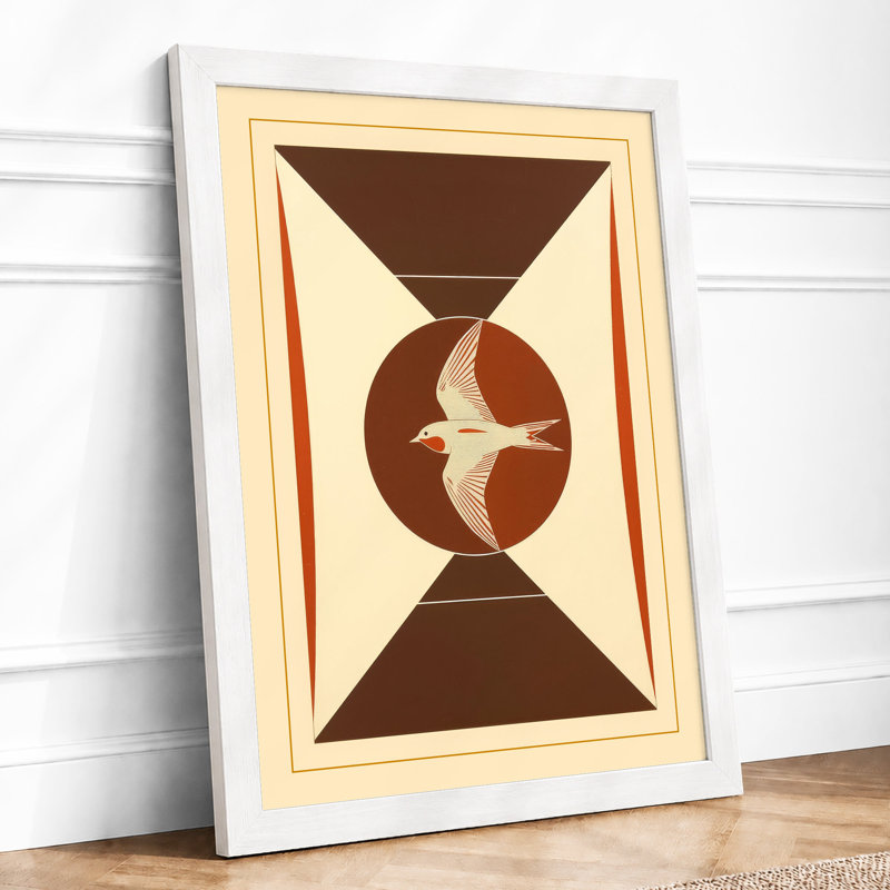 Flight Within Structure Art Deco - Print, A2 - 59.4 x 42.0 cm, White