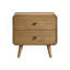 Table de chevet 2 tiroirs avec deux ports USB