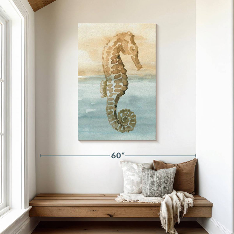 Brampt paisible sable et mer, H 45 po x l 30 po