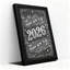 Ensemble de 1 tableau sur toile de style tableau noir « Bonne année 2026 »-463049811-463049813-463049814