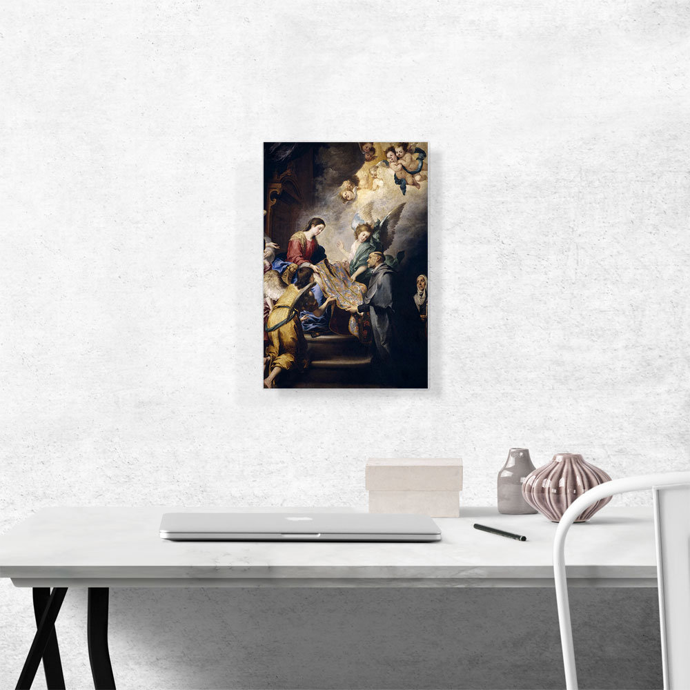 ARTCANVAS Apparition Of The Virgin To St. Ildefonsus 1660 Canvas Art