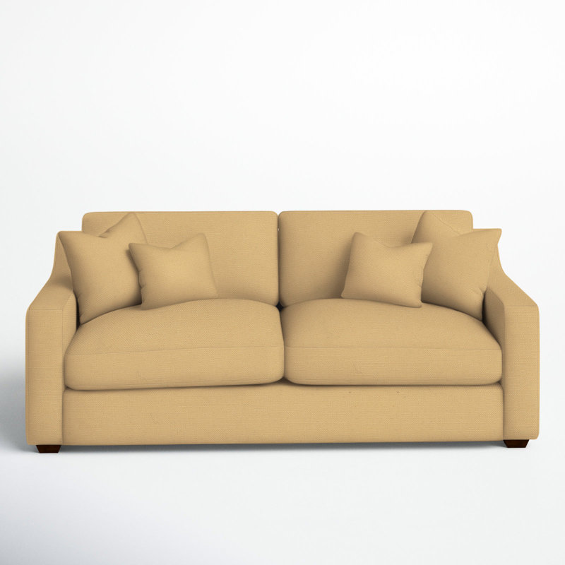 Rhodes Upholstered 94.5'' Sofa, Bayou Sunshine Canvas