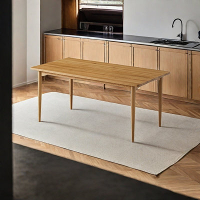 Solid Wood     Rectangular     Dining Table