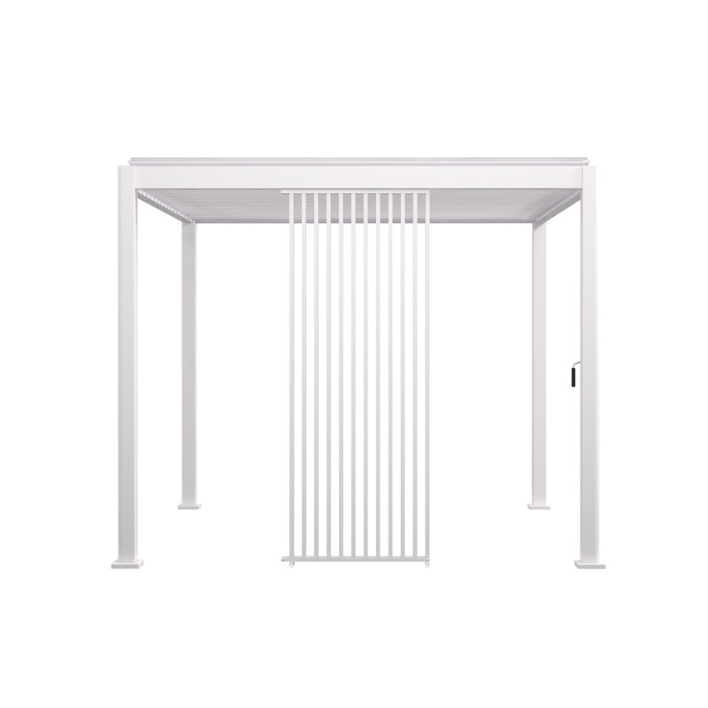 Panneau 111 déco pour accessoires de pergola, H 93,6 po x l 36 po x P 2,4 po, Blanc