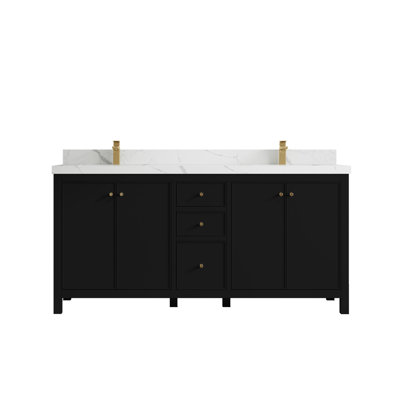 Ensemble de meuble-lavabo double 72 po Chicago