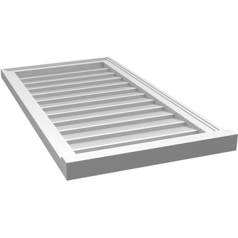 Cadre de seuil Brickmould, brun clair apprêté, H 38 po x l 20 po x P 2 po