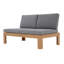 Ensemble de mobilier de jardin 5 places en bois d'acacia avec coussins-480404396