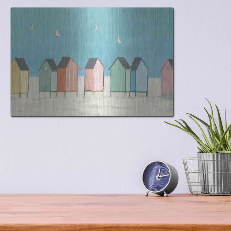 "Cabanas I Pastel" par Phyllis Adams, H 12 po x l 16 po