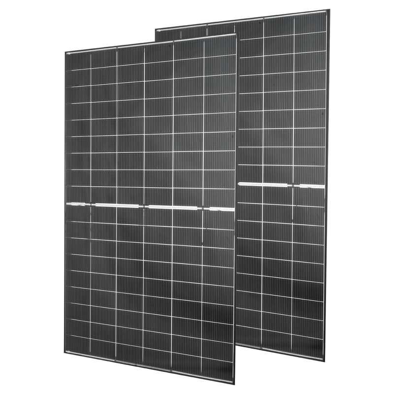 Panneaux solaires 400W bifaciaux, module solaire monocristallin 16BB de type N avec une efficacité de 24%, panneau solaire imperméable IP65 avec sortie MC4 et cadre en aluminium pour voiture-bateau, véhicule récréatif et toit-terrasse