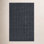 Mazzi Navy Hand-Loomed Geometric Wool Rug
