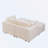 Loveseat Sofa with 2 Ottoman-108998322