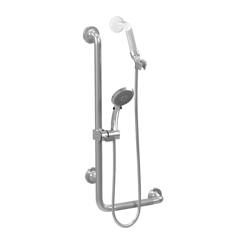 Ergo SlideBar Left, Brushed Nickel