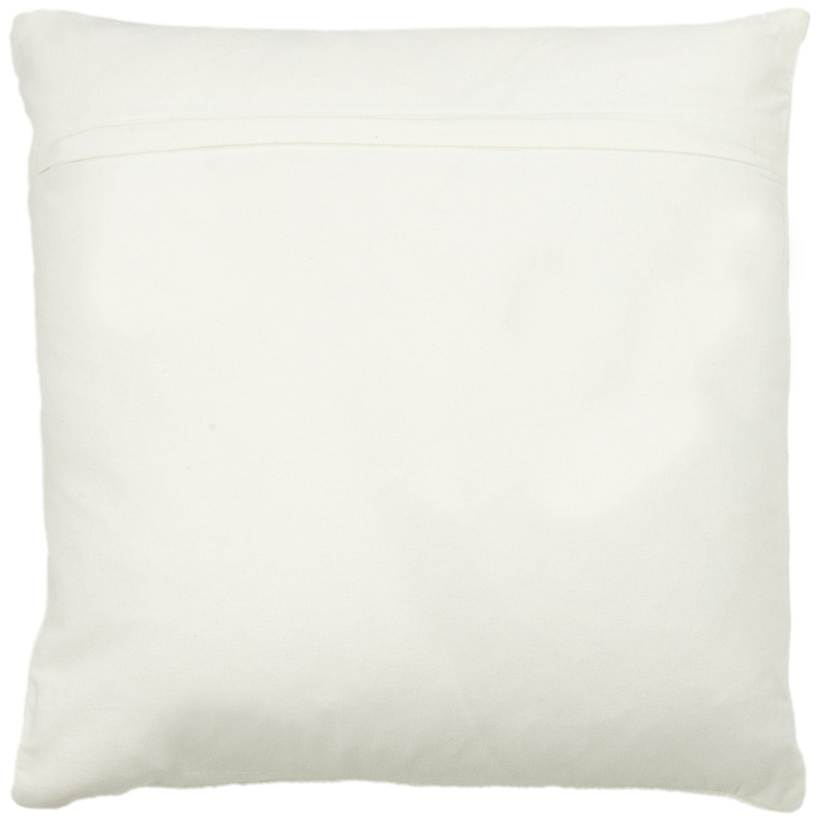 Brocka Textured Cotton Throw Pillow, White