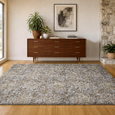 Tapis à poil long de qualité supérieure lavable à la machine ADS677