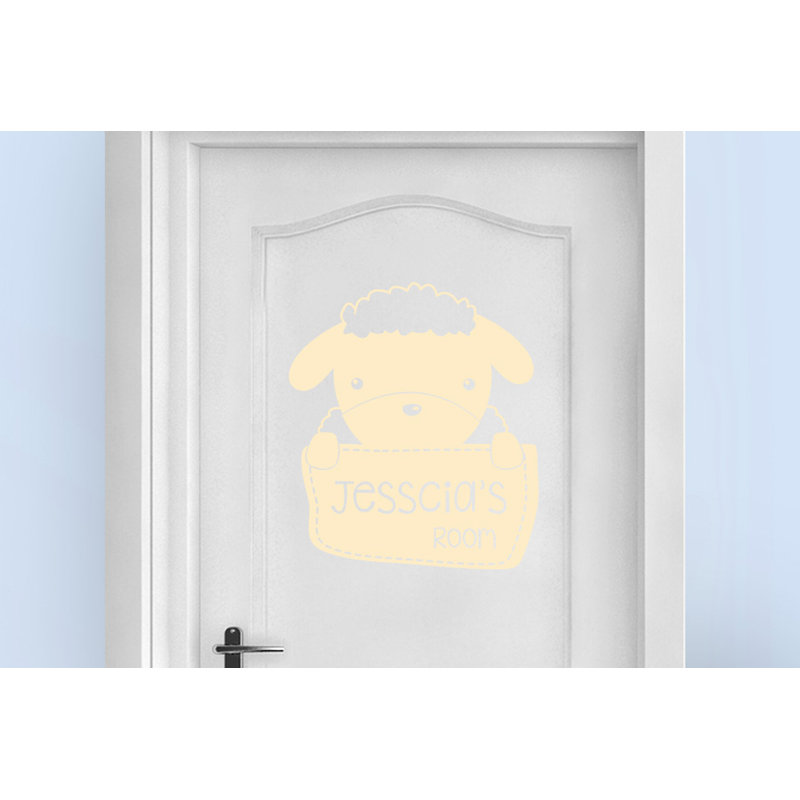 Animals Wall Decal, Beige