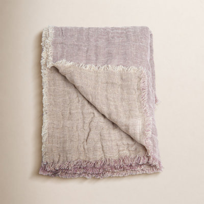 Brissia Linen Throw Blanket
