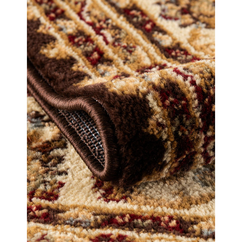 Tapis brun Rosaria, Runner 3'1" x 19'8", Brun