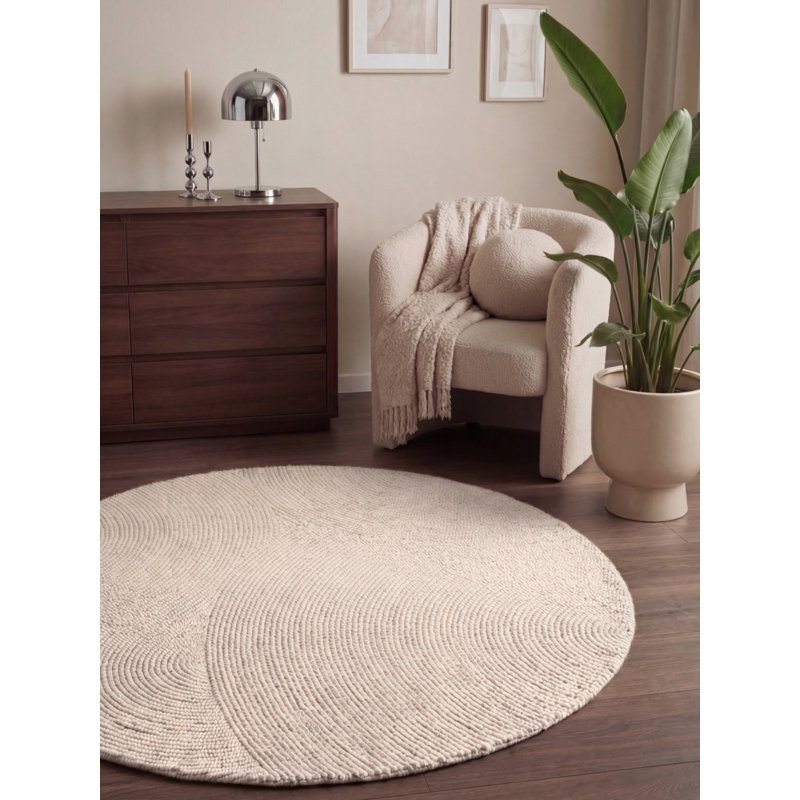 Calmio - Rug by Hanse Home - Natural Living Room Rug, Hand-Tufted Hygge, Scandinavian Living Room, Bedroom, Dining Room, Hallway
