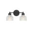 Meridian 2-Light Kenilworth in Matte Black-175221661