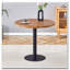 Table de salle à manger ronde grain de bois foncé-1956166525-1956166524