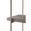 Gov 173.2 cm H x 120 cm W Stainless Steel Etagere Bookcase-1247136118