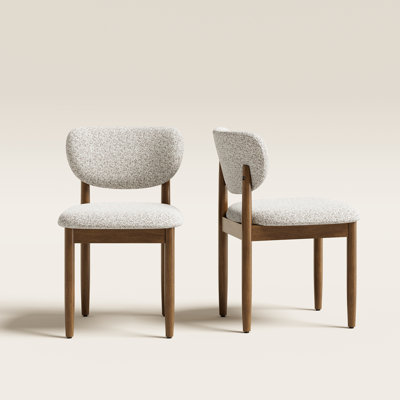Upholstered Solid Wood Side Dining Chair