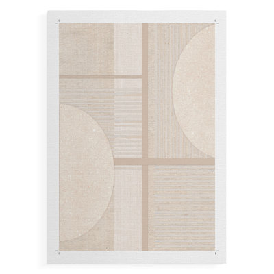Organized Field -Canvas Print Only - NOT FRAMED