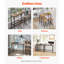 Table de bar hauteur 39 x 16 x 35,5 po, comptoir à café, cuisine, salle à manger, pub avec repose-pieds réglables et utilisations polyvalentes au look contemporain