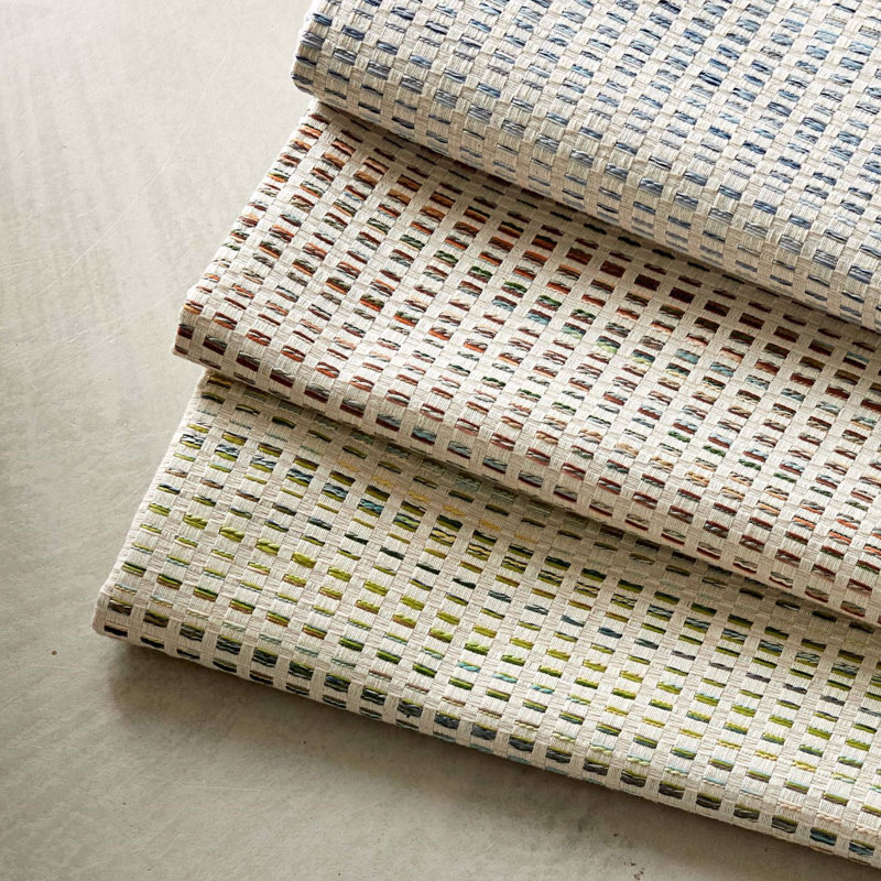 Reflect Aria Fabric, Rosewood/Pistachio