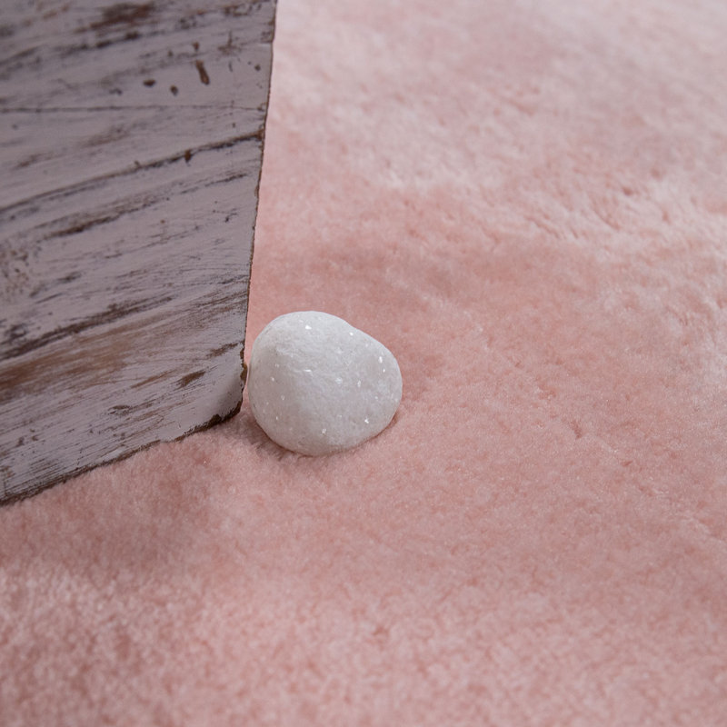 Anarely Shaggy Rug in Pink, Rectangle 3'3" x 6'6"