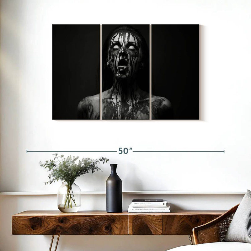 Kelan Female Demon, 24" H x 38" W