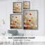 Reproduction encadrée FLORAL Series CEC - bois massif-1798427505