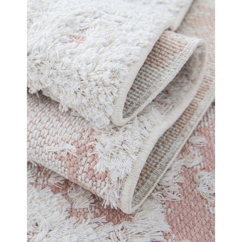 Cotton Abstract Indoor Rug, Runner 2'3" x 6'1"