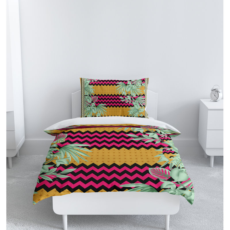 Modern & Contemporary Polyester Duvet Cover, King Duvet Cover + 2 King Shams