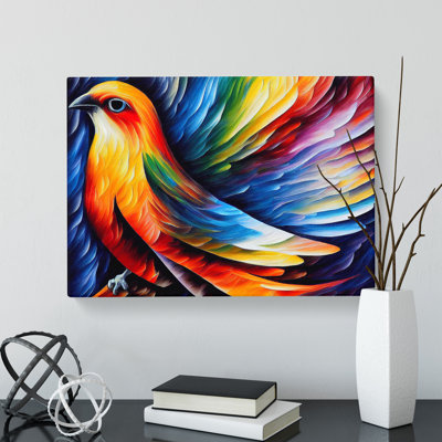 Bird Vol.6 Abstract - Wrapped Canvas