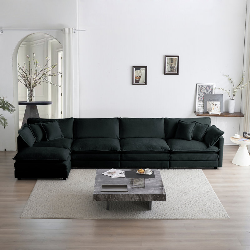 Chenille Modular Sectional Sofa