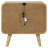 Winston Light Ash 2-Drawer Nightstand Bedside Table