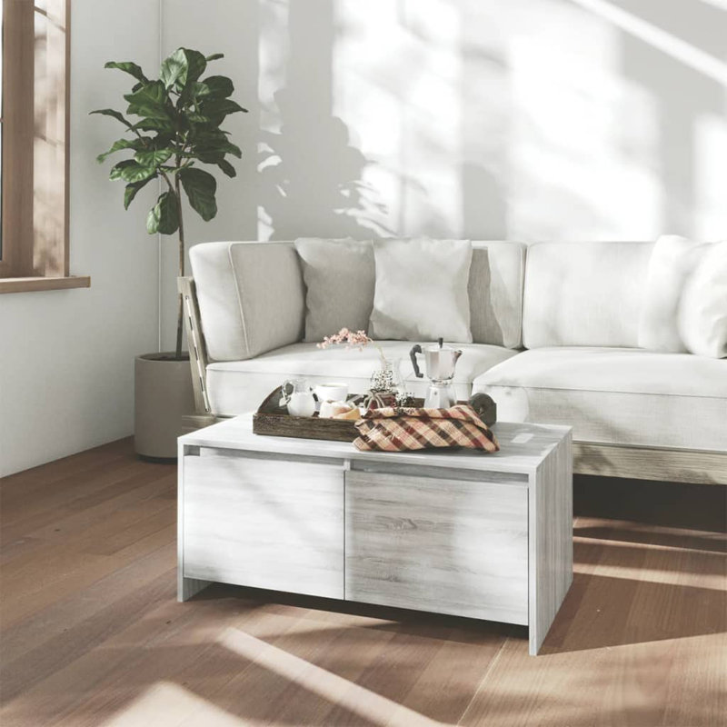 Coffee Table 90x50x41.5 cm Engineered Wood, Grey Sonoma