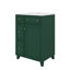 Armoire de meuble-lavabo 24 po avec 2 tiroirs et 1 porte en céramique-1010383173
