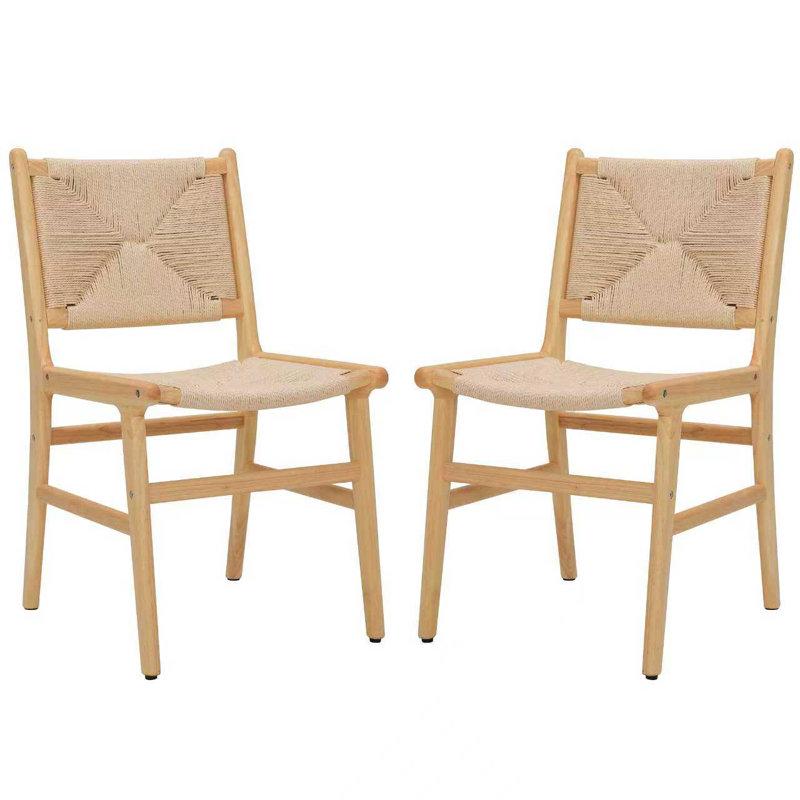 Solid Dining Chairs, Ivory/Beige