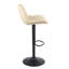 Mahirah Swivel Upholstered Adjustable Height Counter Stool with Metal Frame-510997637