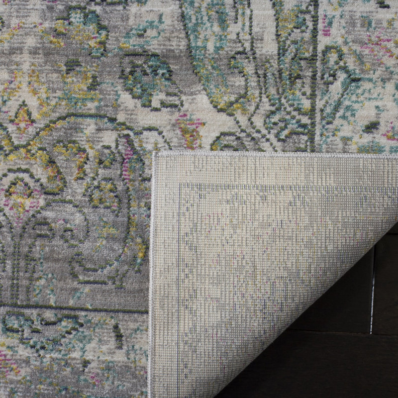 Kashief Performance Damask Rug, Rectangle 3' x 5'