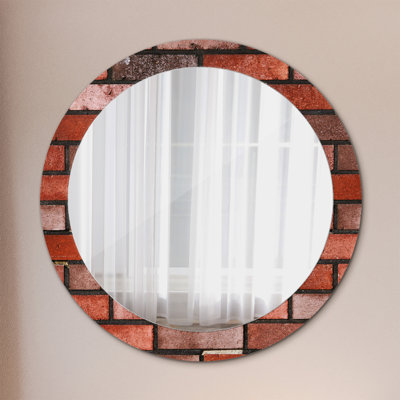 Huldar Glass Flat Wall Mirror
