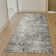 Livigno 1241 Transitional Striated Gray Area Rug
