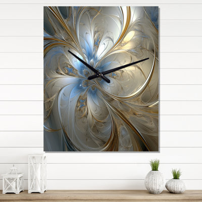 Horloge murale spirale abstraite
